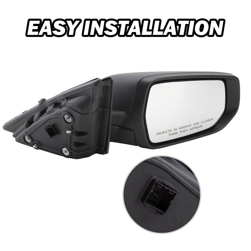 MOFOAP Passenger Side View Mirror Compatible with Chevy Malibu 2016 2017 2018 2019 2020 2021 2022 Mirrors Non Heated Without Signal Light Manual Folding Right - Image 4